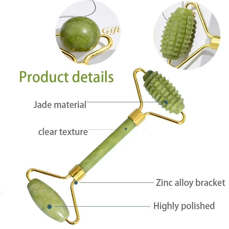 Natural Jade Roller Face Gua S - огляд і ціна Jade Roller Gua Sha