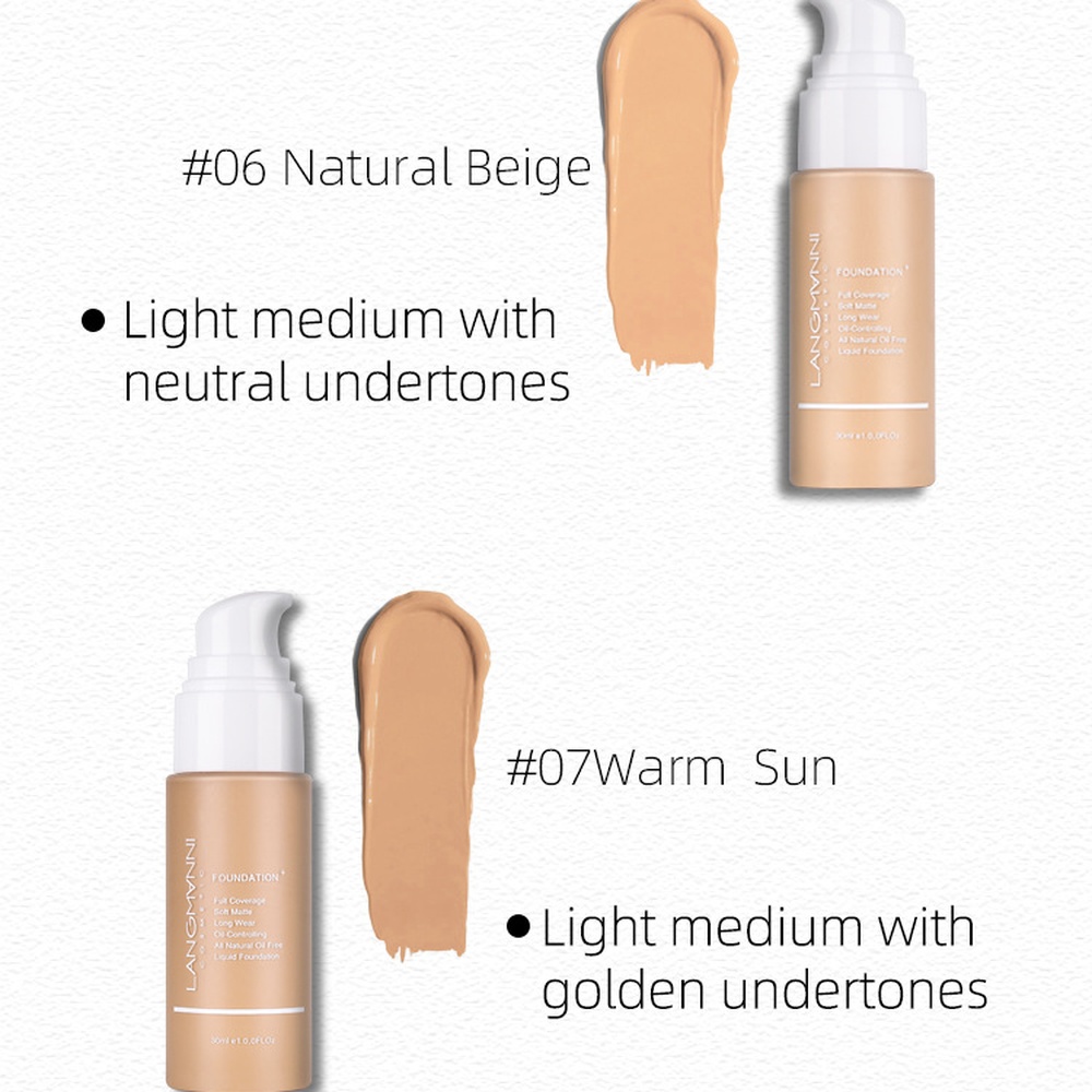 Langmanni Matte Foundation Ful - огляд і ціна Concealer Full Coverage