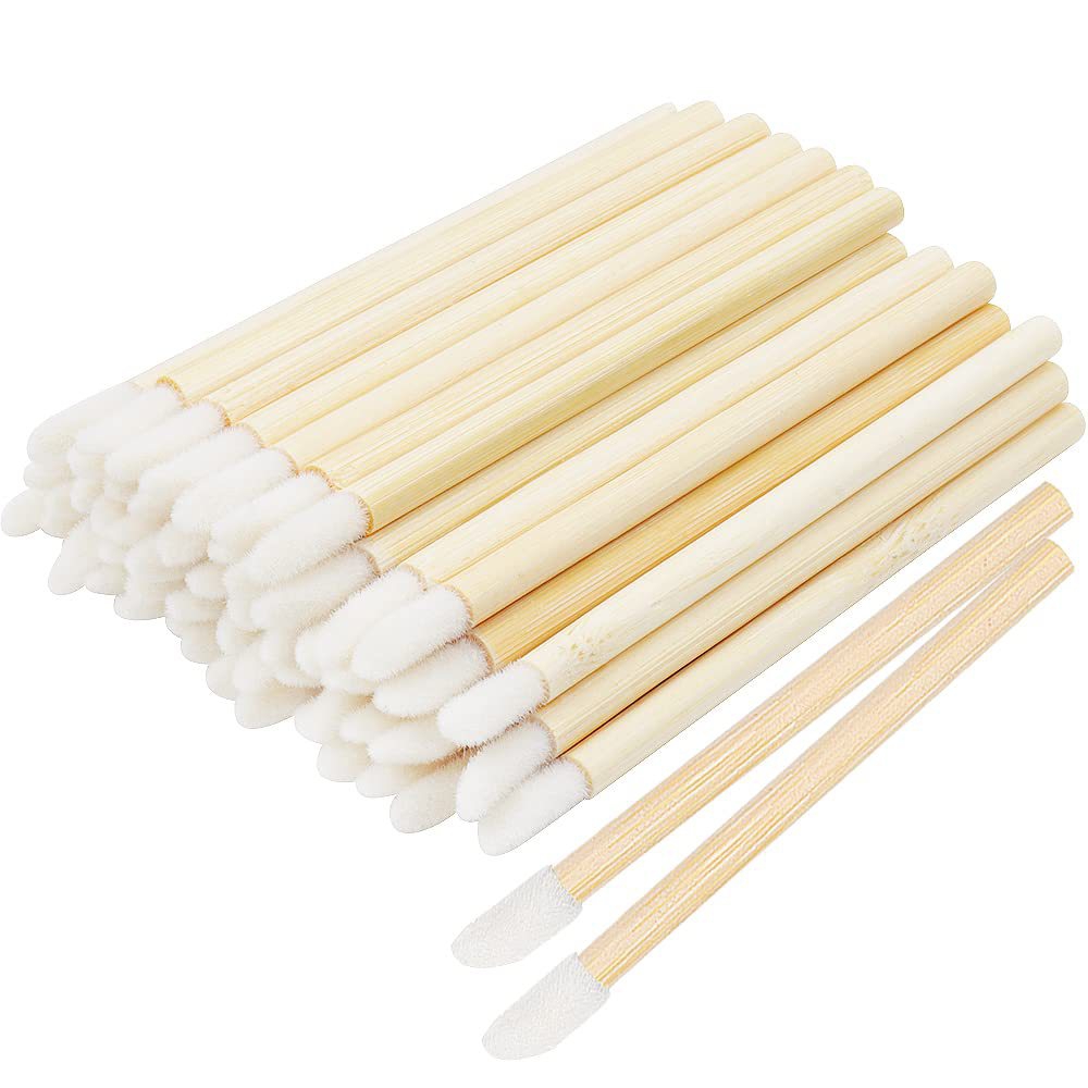100Pcs Wooden Lipstick Applica - огляд і ціна Makeup Brush Set