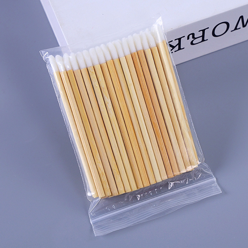 100Pcs Wooden Lipstick Applica - огляд і ціна Makeup Brush Set