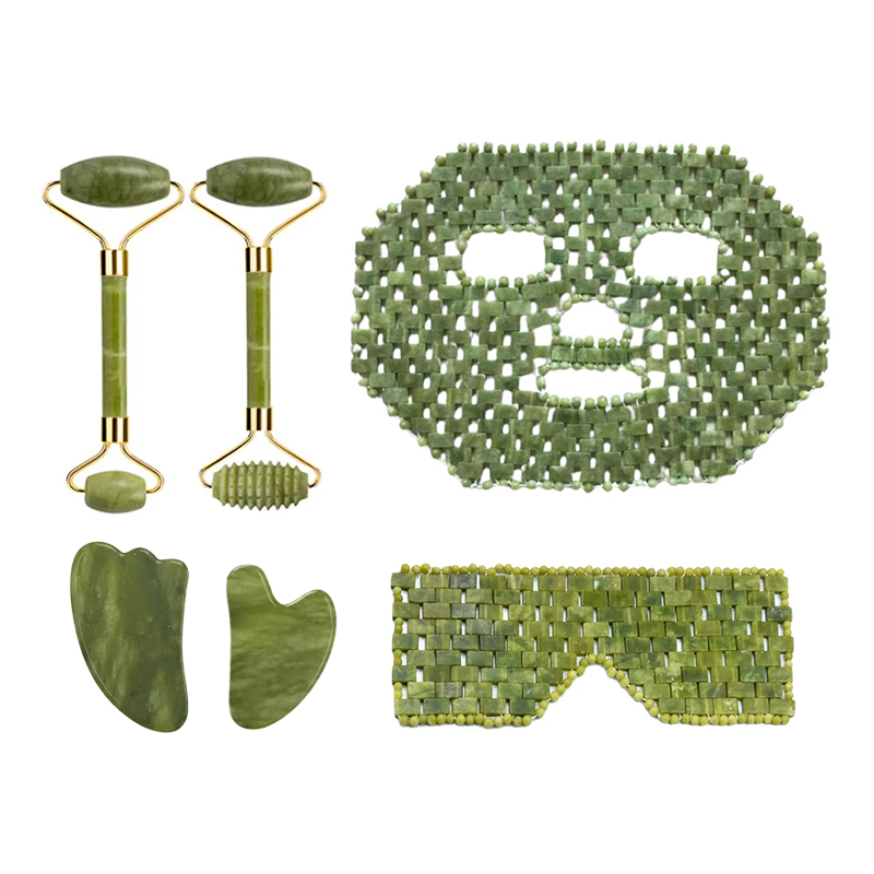 Natural Xiuyan Jade Facial Mas - огляд і ціна Jade Roller Gua Sha