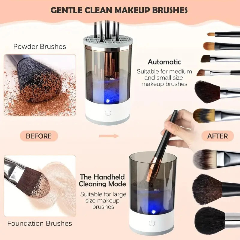 USB Plug Portable Electric Mak - огляд і ціна Makeup Brush Set