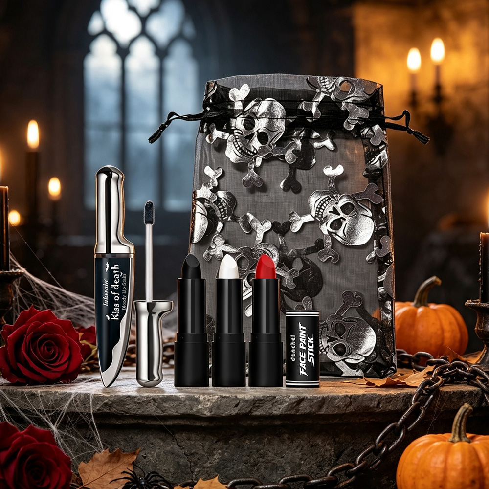 5pcs Halloween Gothic Makeup S - огляд і ціна Beauty Halloween Makeup