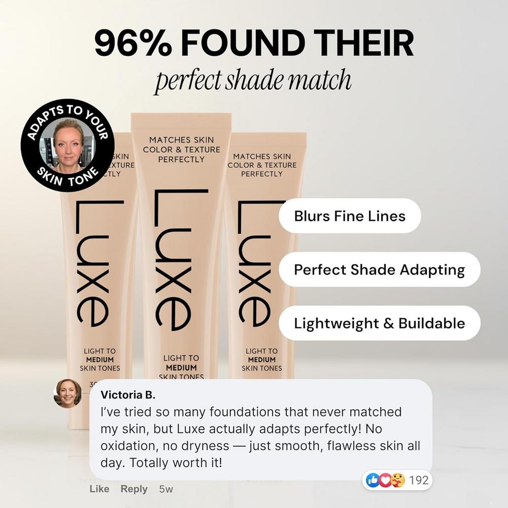 30ml Luxe Self-Adjusting Skin  - огляд і ціна Concealer Full Coverage